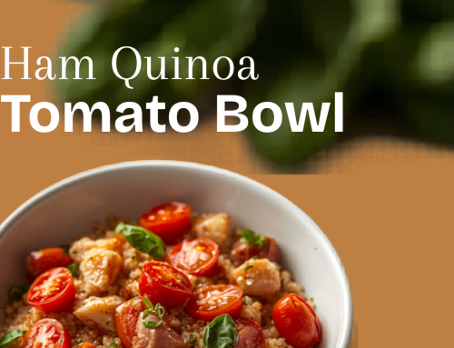 Ham Quinoa Tomato Bowl (Healthy & Easy)