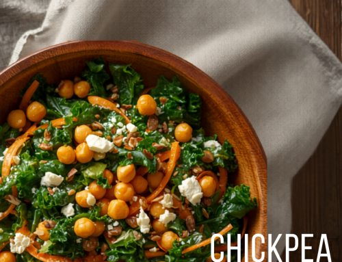 Bone-Building Mediterranean Chickpea & Kale Salad