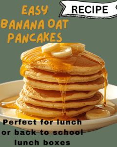 Easy Banana Oat Pancakes