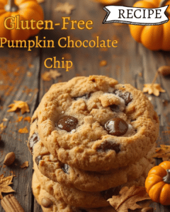 Gluten Free Pumpkin Chocolate Chip Cookies 