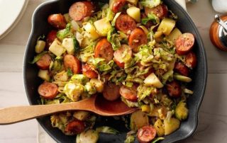 Bavarian Apple-Sausage Hash