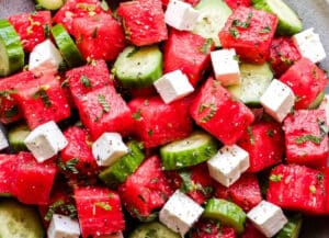 Watermelon salad
