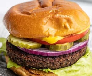 Black bean burger