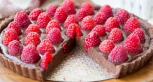 Raspberry Chocolate Tart