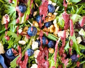 Easy Berry Walnut Salad Recipe