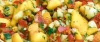 Cucumber Peach Salsa