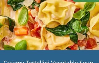 Creamy Tortellini Vegetable Soup