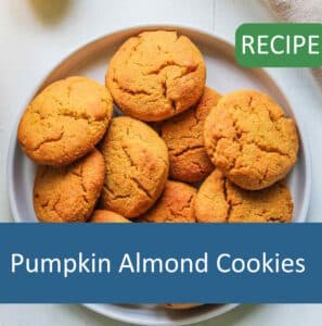 Pumpkin Almond Cookies
