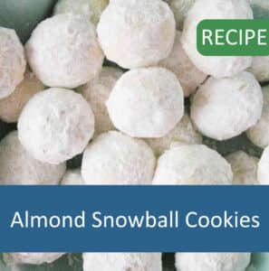 Low-Sugar Almond Snowball Cookies