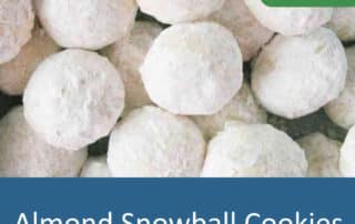 Low-Sugar Almond Snowball Cookies