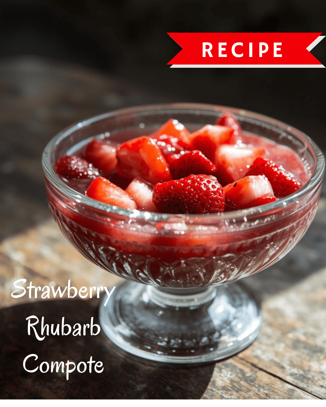 Easy Strawberry Rhubarb Compote