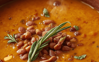 Pumpkin Red lentil soup