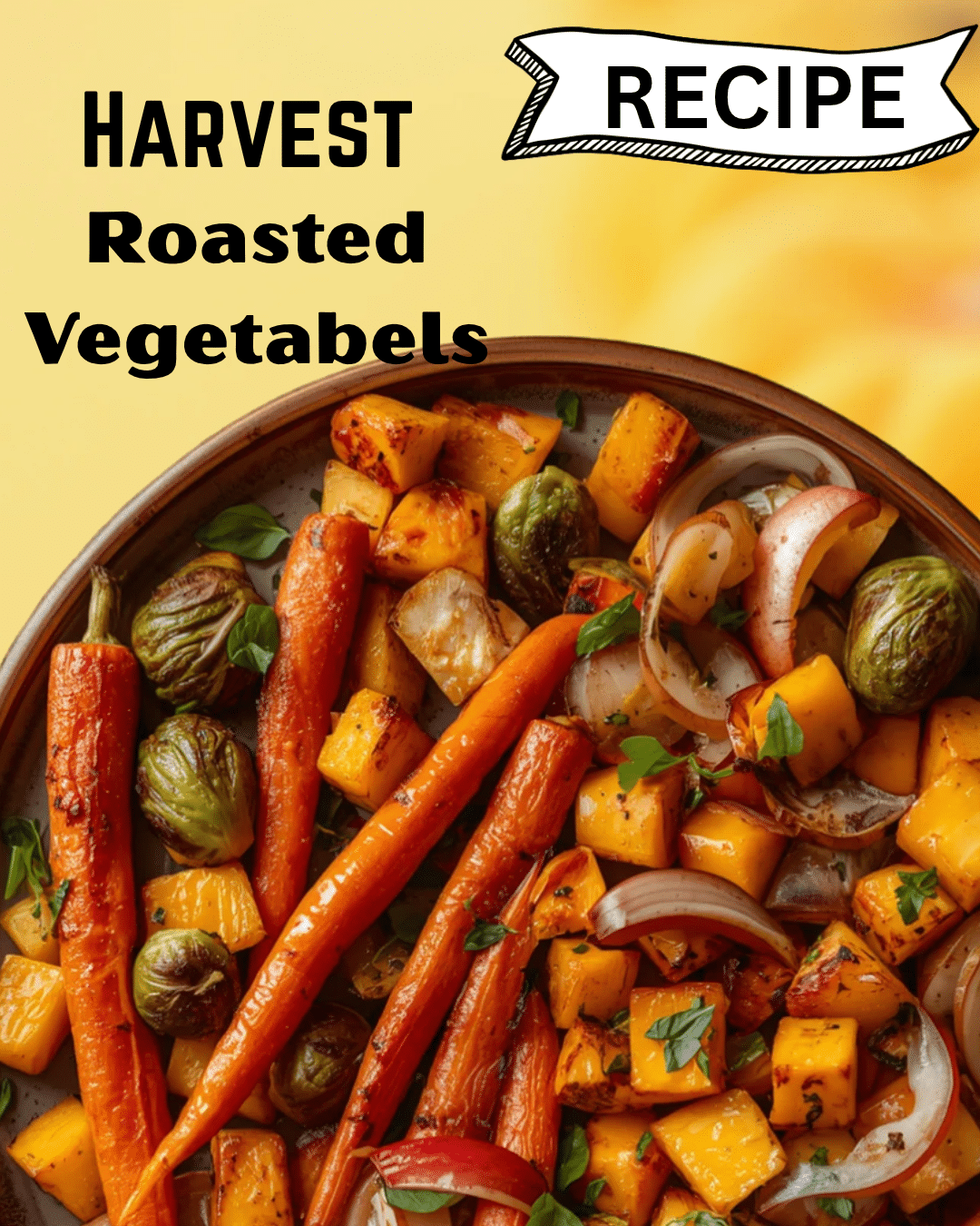 Harvest Roasted Vegetables with Maple-Tahini Drizzle